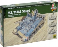 Фото - Сборная модель ITALERI M3/M3A1 Stuart (1:56) 