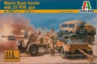 Фото - Сборная модель ITALERI Morris Quad Tractor with 25 PDR. gun (1:72) 