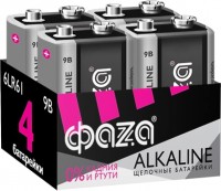 Фото - Аккумулятор / батарейка FAZA Alkaline 4xKrona 