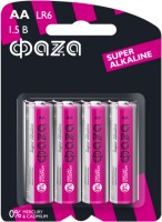 Фото - Аккумулятор / батарейка FAZA Super Alkaline  4xAA