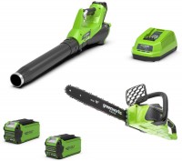 Фото - Набор электроинструмента Greenworks G40AB + GD40CS40