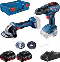 Фото - Набор электроинструмента Bosch GSR 18V-50 + GWS 180-LI 5Ah Professional 0615990M48