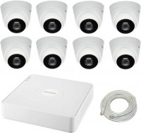 Фото - Комплект видеонаблюдения Hikvision IP-8D 4MP KIT 