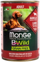 Фото - Корм для собак Monge BWild GF Canned Adult Lamb 400 g 1 шт