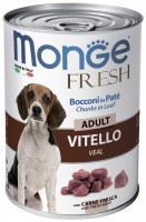 Фото - Корм для собак Monge Fresh Canned Adult Veal 400 g 1 шт