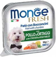 Фото - Корм для собак Monge Fresh Pate Chicken/Vegetables 100 g 