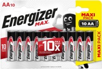 Фото - Аккумулятор / батарейка Energizer Max  10xAA