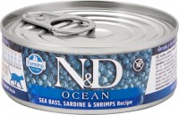 Фото - Корм для кошек Farmina Ocean Canned Sea Bass/Sardine/Shrimps 80 g 