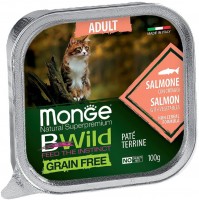 Фото - Корм для кошек Monge Bwild Grain Free Pate Salmone 100 g 