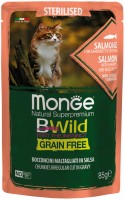 Фото - Корм для кошек Monge Bwild Grain Free Bocconcini Salmone 85 g 