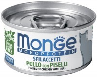 Фото - Корм для кошек Monge Canned Monoprotein Pollo con Piselli 80 g 