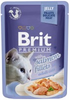 Фото - Корм для кошек Brit Premium Pouch Salmon Fillets 85 g 