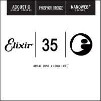 Фото - Струны Elixir Acoustic Nanoweb 35 