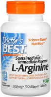 Фото - Аминокислоты Doctors Best L-Arginine 500 mg 120 tab 
