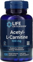 Фото - Сжигатель жира Life Extension Acetyl-L-Carnitine 500 mg 100 cap 100 шт