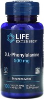 Фото - Аминокислоты Life Extension D-L-Phenylalanine 500 mg 100 cap 