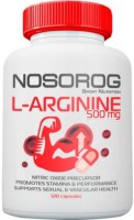 Фото - Аминокислоты Nosorog L-Arginine 500 mg 120 cap 