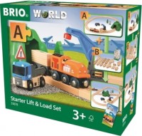 Фото - Автотрек / железная дорога BRIO Starter Lift and Load Set 33878 