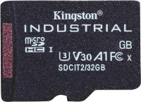 Фото - Карта памяти Kingston Industrial microSD + SD-adapter 64 ГБ