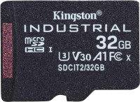 Фото - Карта памяти Kingston Industrial microSD + SD-adapter 32 ГБ