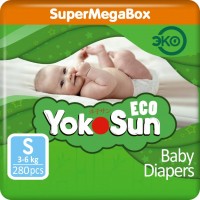 Фото - Подгузники Yokosun Eco Diapers S / 280 pcs 