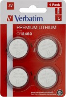 Фото - Аккумулятор / батарейка Verbatim Premium  4xCR2450