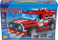 Конструктор Gorod Masterov Fire Department Jeep 3550 