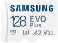 Карта памяти Samsung EVO Plus A2 V30 UHS-I U3 128 ГБ