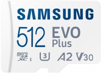 Карта памяти Samsung EVO Plus A2 V30 UHS-I U3 512 ГБ
