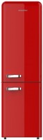 Холодильник MAUNFELD MFF186NFRR красный