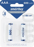 Аккумулятор / батарейка SmartBuy 2xAAA 600 mAh 