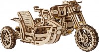 Фото - 3D пазл UGears Motorcycle Scramber with Sidecar 70137 