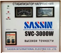 Фото - Стабилизатор напряжения Sassin SVC-3000W 3&nbsp;кВА / 2300&nbsp;Вт