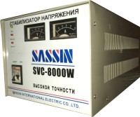 Фото - Стабилизатор напряжения Sassin SVC-8000W 8 кВА / 6100 Вт