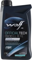 Фото - Моторное масло WOLF Officialtech 0W-30 LL-III FE 1 л