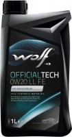 Моторное масло WOLF Officialtech 0W-20 LL-FE 1 л