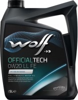 Моторное масло WOLF Officialtech 0W-20 LL-FE 5 л