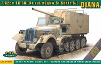 Фото - Сборная модель Ace 7.62cm FK.36 (R) auf mZgkw 5t SdKfz. 6/3 Diana (1:72)