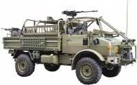 Фото - Сборная модель Ace 4x4 Unimog for Long-range Patrol Mission Jacam (1:72)
