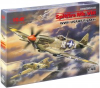 Фото - Сборная модель ICM Spitfire Mk.VIII US Air Force Fighter (1:48) 