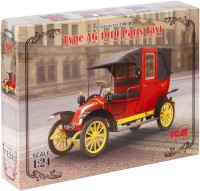 Фото - Сборная модель ICM Type AG 1910 Paris Taxi (1:24) 