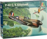 Фото - Сборная модель ITALERI P-40 E/K Kittyhawk (1:48) 