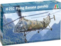 Фото - Сборная модель ITALERI H-21C Flying Banana GunShip (1:48) 