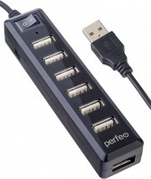 Фото - Картридер / USB-хаб Perfeo PF-H034
