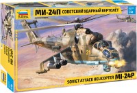 Фото - Сборная модель Zvezda Soviet Attack Helicopter MI-24P (1:48) 