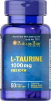 Фото - Аминокислоты Puritans Pride L-Taurine 1000 mg 50 cap 