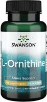 Фото - Аминокислоты Swanson L-Ornithine 500 mg 60 cap 