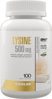 Фото - Аминокислоты Maxler Lysine 500 mg 100 cap 