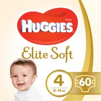 Фото - Подгузники Huggies Elite Soft 4 / 60 pcs 