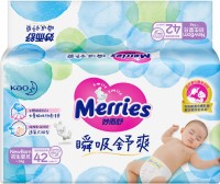 Фото - Подгузники Merries Extra Dry Diapers NB / 42 pcs 